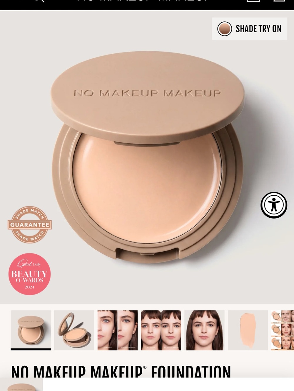 No Makeup Makeup Foundation in Porcelain